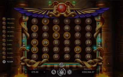 Book of Keno screen