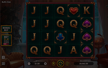 Bull's Club screen