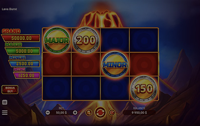 Lava Burst screen