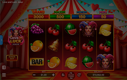 Love and Luck Joker screen