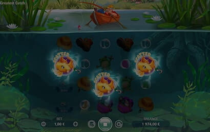 Mega Greatest Catch screen