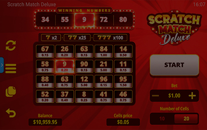 Scratch Match Deluxe screen