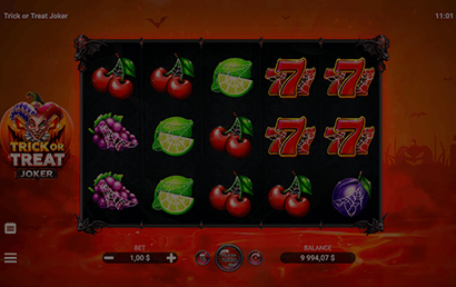Trick or Treat Joker screen
