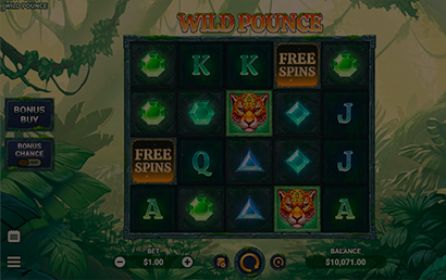 Wild Pounce screen